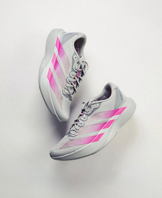 WMNs Adizero Evo SL Grey Lucid Fuchsia