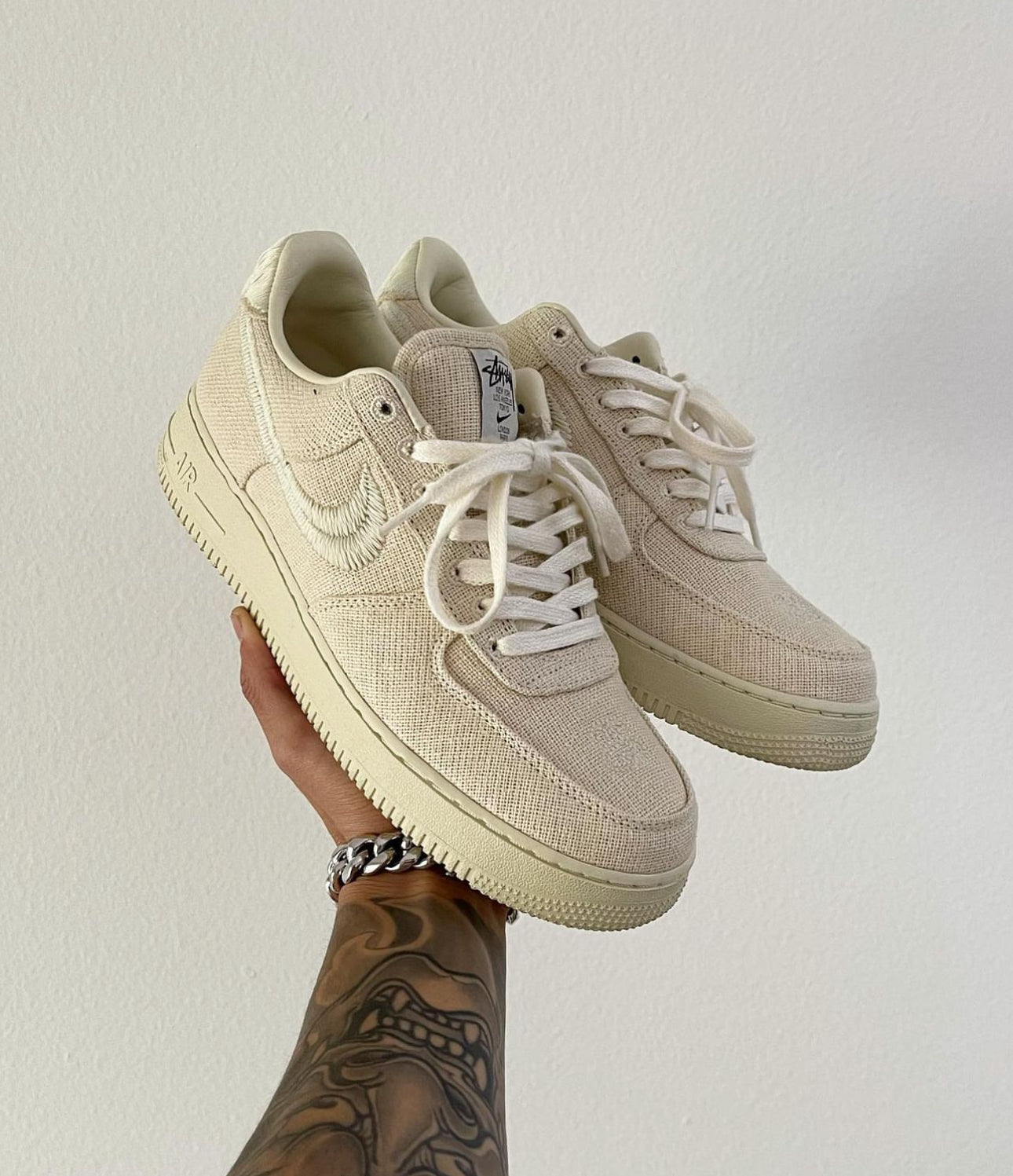 Stussy x Airforce 1 Low “ Fossil “