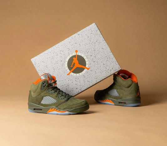 Air Jordan 5 “ Olive “