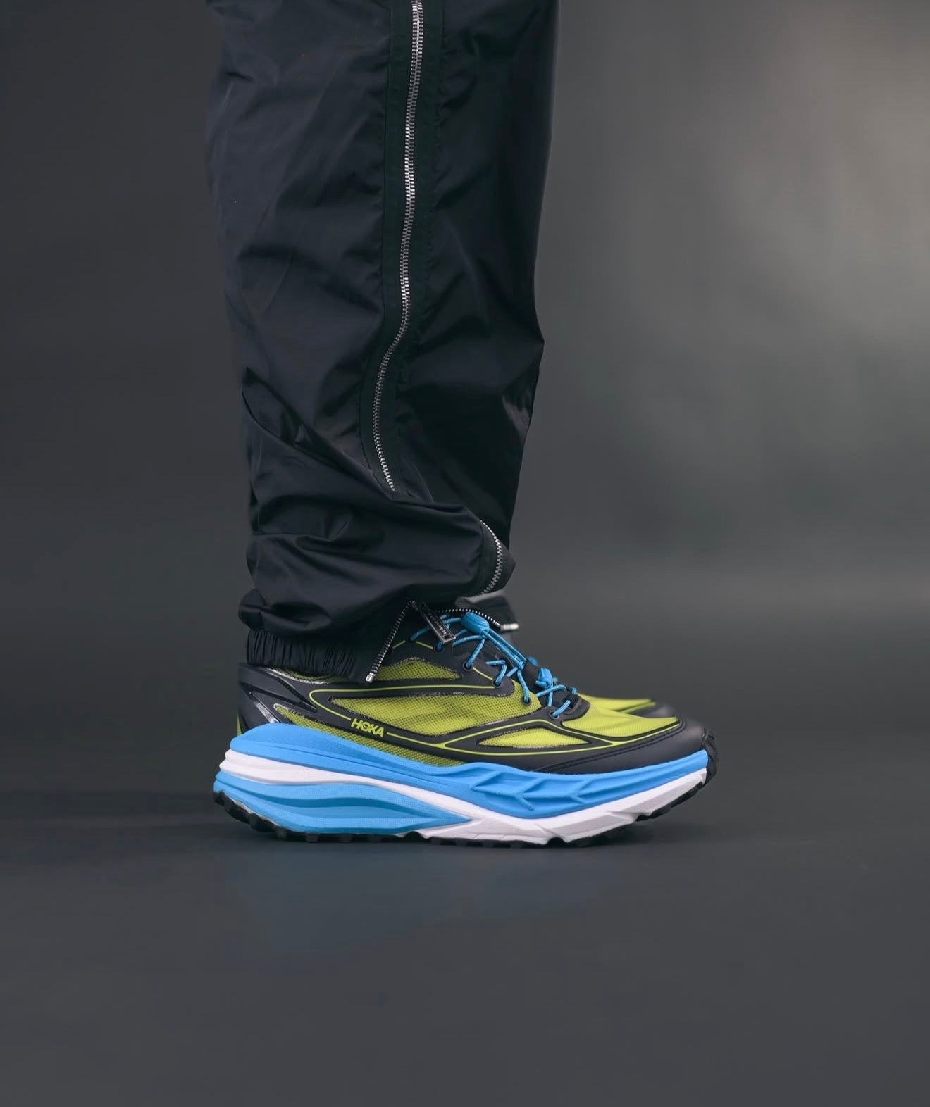Hoka One One Stinson One7 Black Skyward Blue