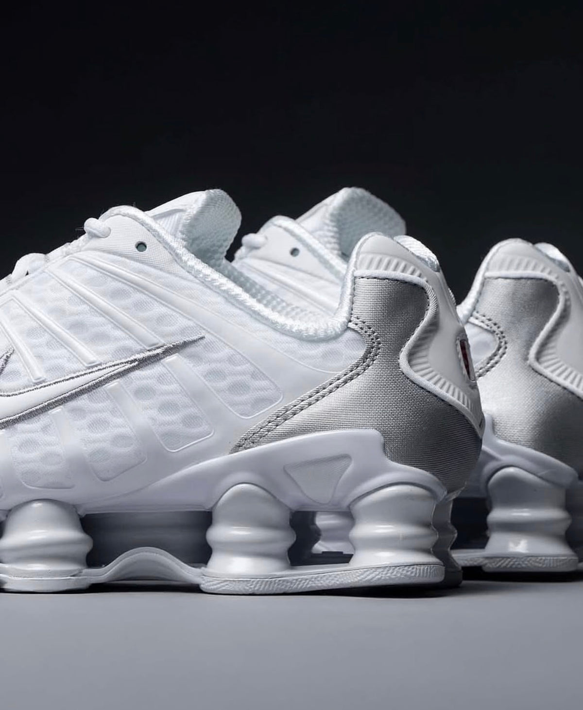 Shox TL White Metallic Silver