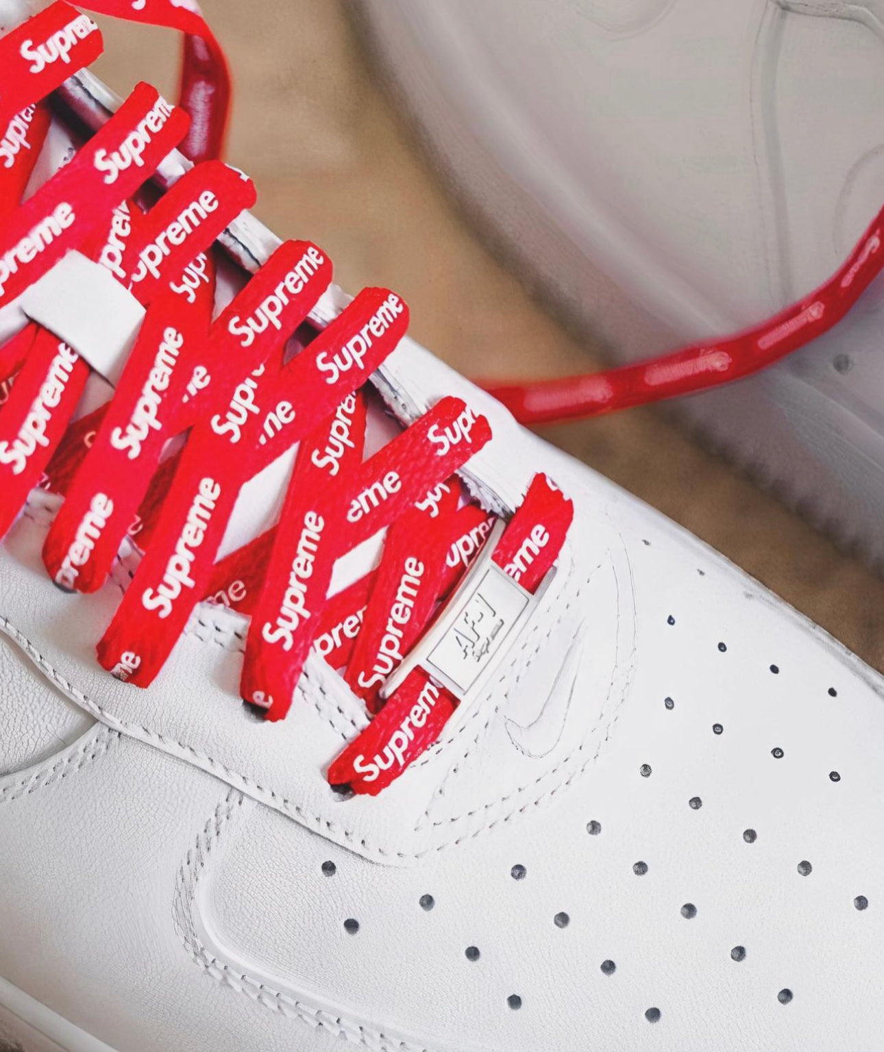 Supreme x Airforce 1 Low “White”