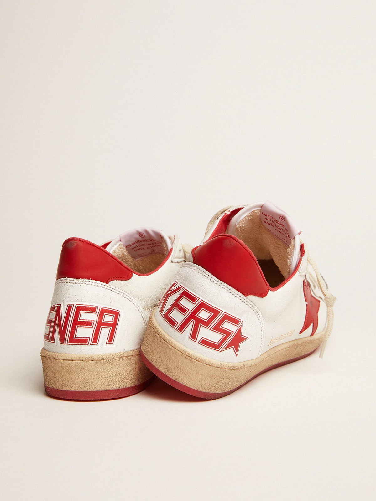 GG Goose Ball Star Sneaker Red
