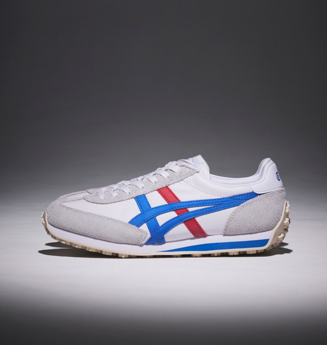 EDR 78 Lace Up White Directoire Blue Red