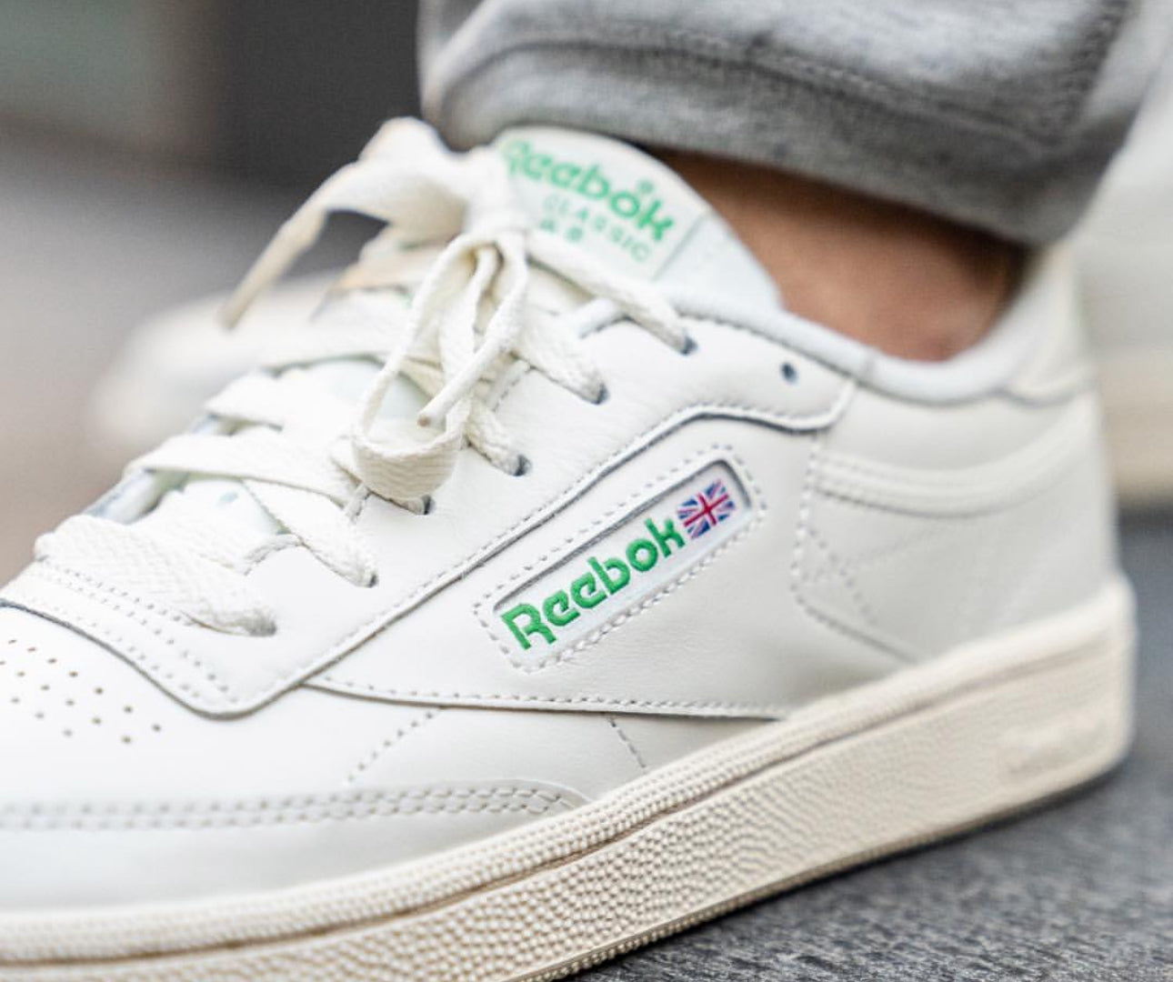 Reebok Club C 85 Vintage “ Chalk / Green “