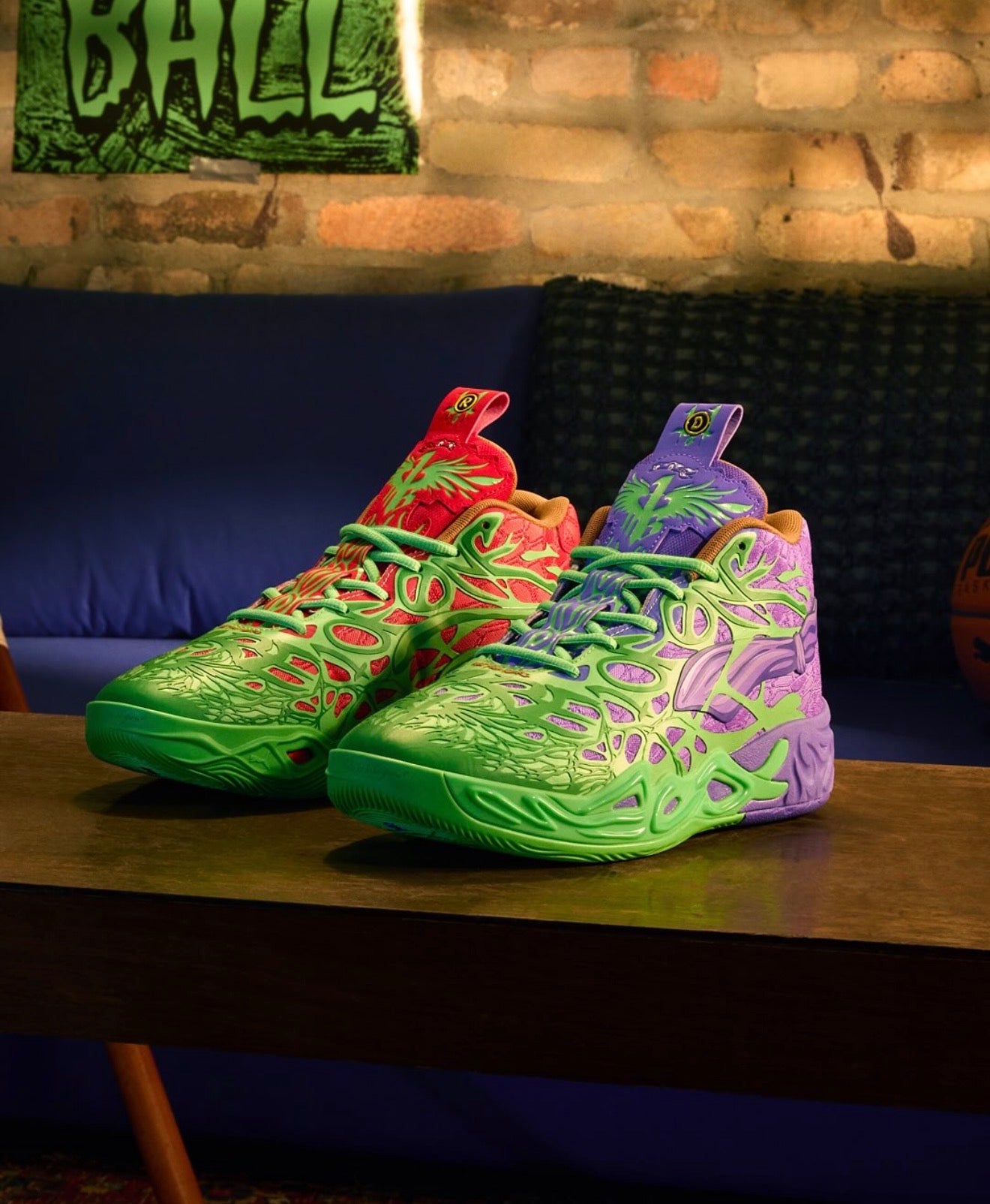 LaMelo Ball MB.04 Teenage Mutant Ninja Turtles Raphael & Donatello