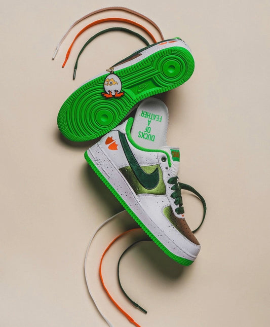 Airforce 1 Low Ducks of a Feather University of Oregon Egg or Duck