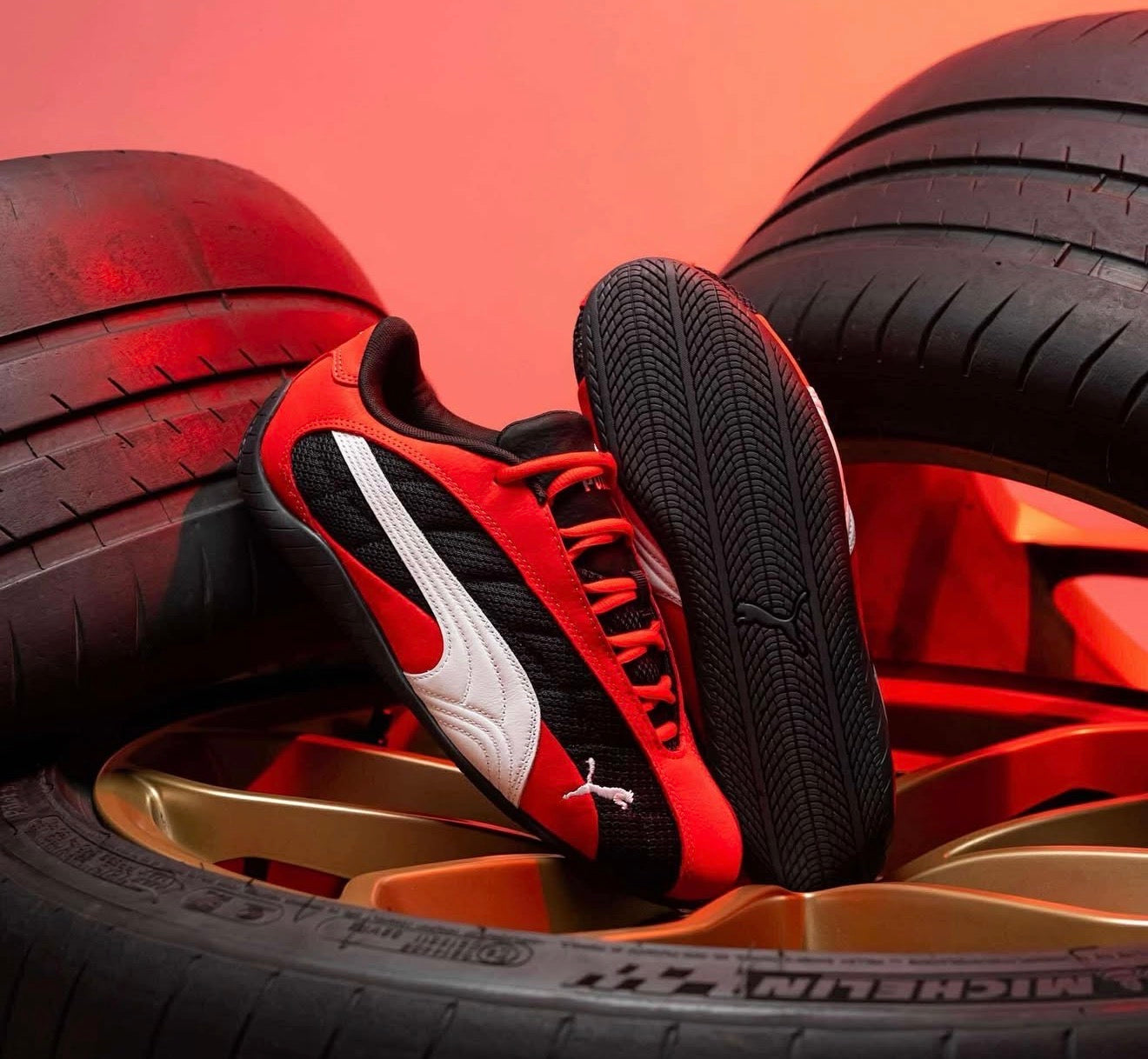 Puma Speedcat Plus Red White