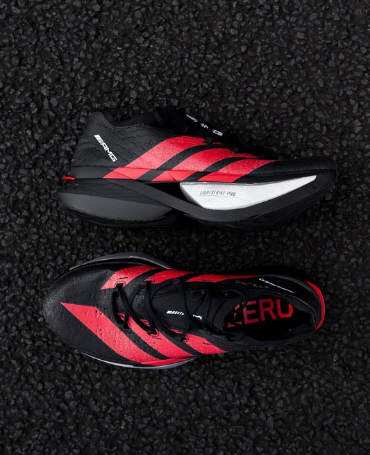 Adizero Prime X 3.0 Strung Mercedes AMG Black Lucid Red