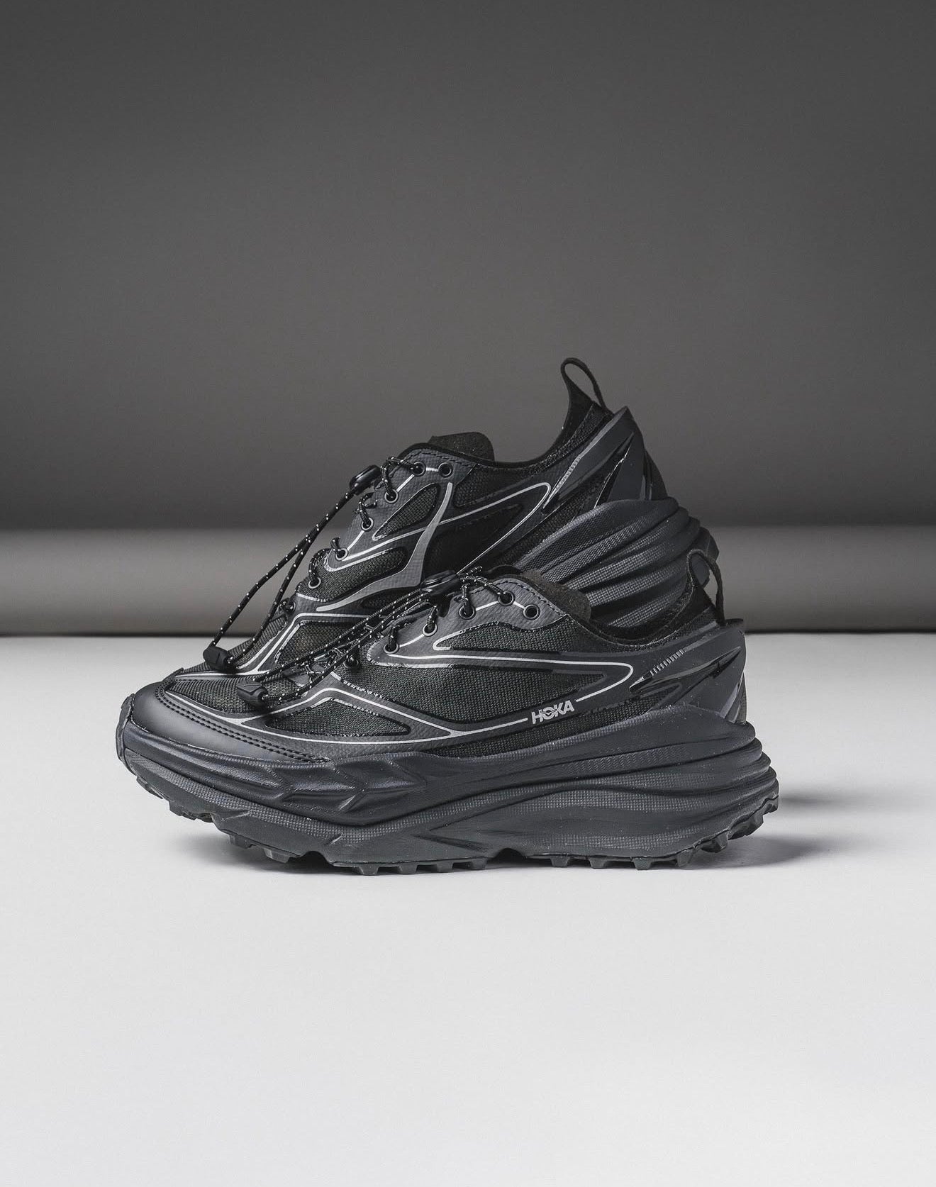 Hoka One One Stinson One7 Black Silver