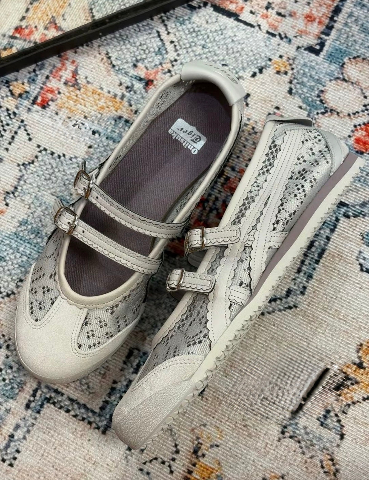 WMNs Mexico 66 TGRS Jacquard Mesh Oyster Grey