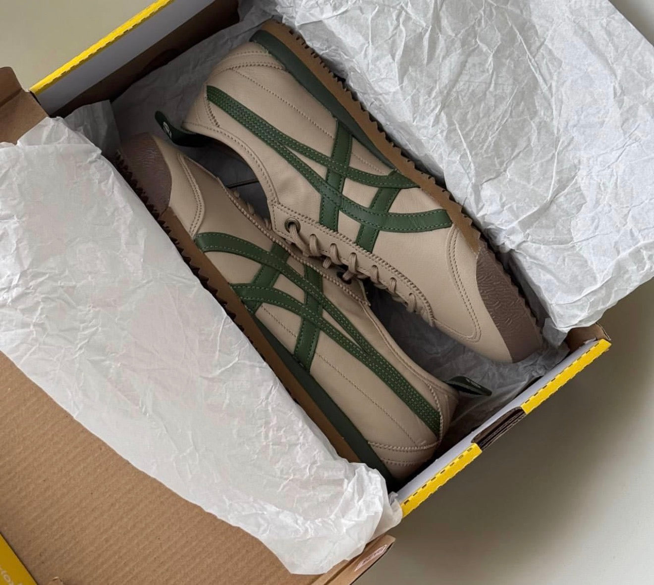 Mexico 66 SD Lace Up Beige Green