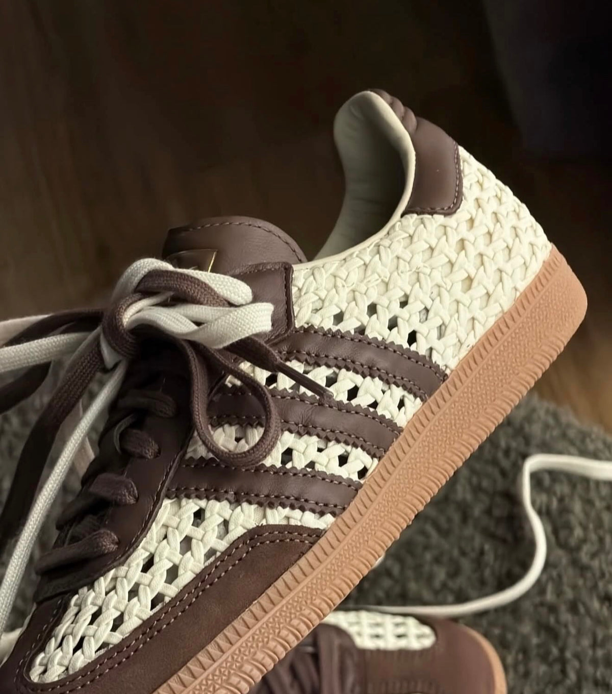 Samba OG Basketweave Cream White Earth Strata