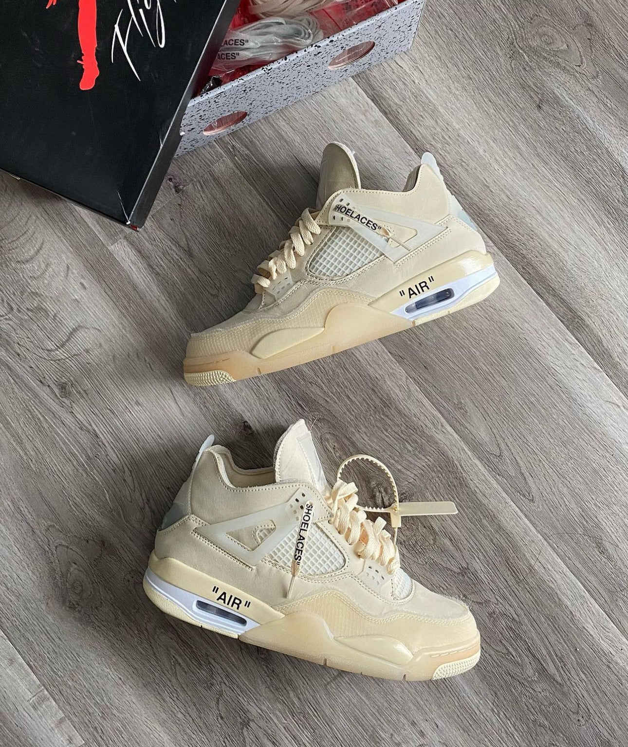 Air Jordan 4 Off-white “Sail”