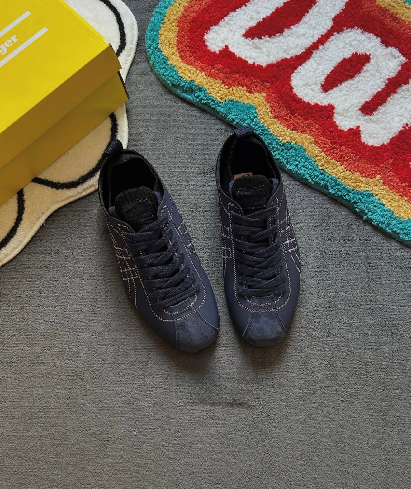 SCLAW Lace Up Peacoat Cotton Candy