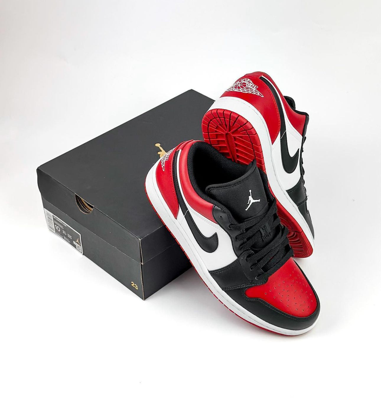 Air Jordan 1 Low “ Bred Toe “