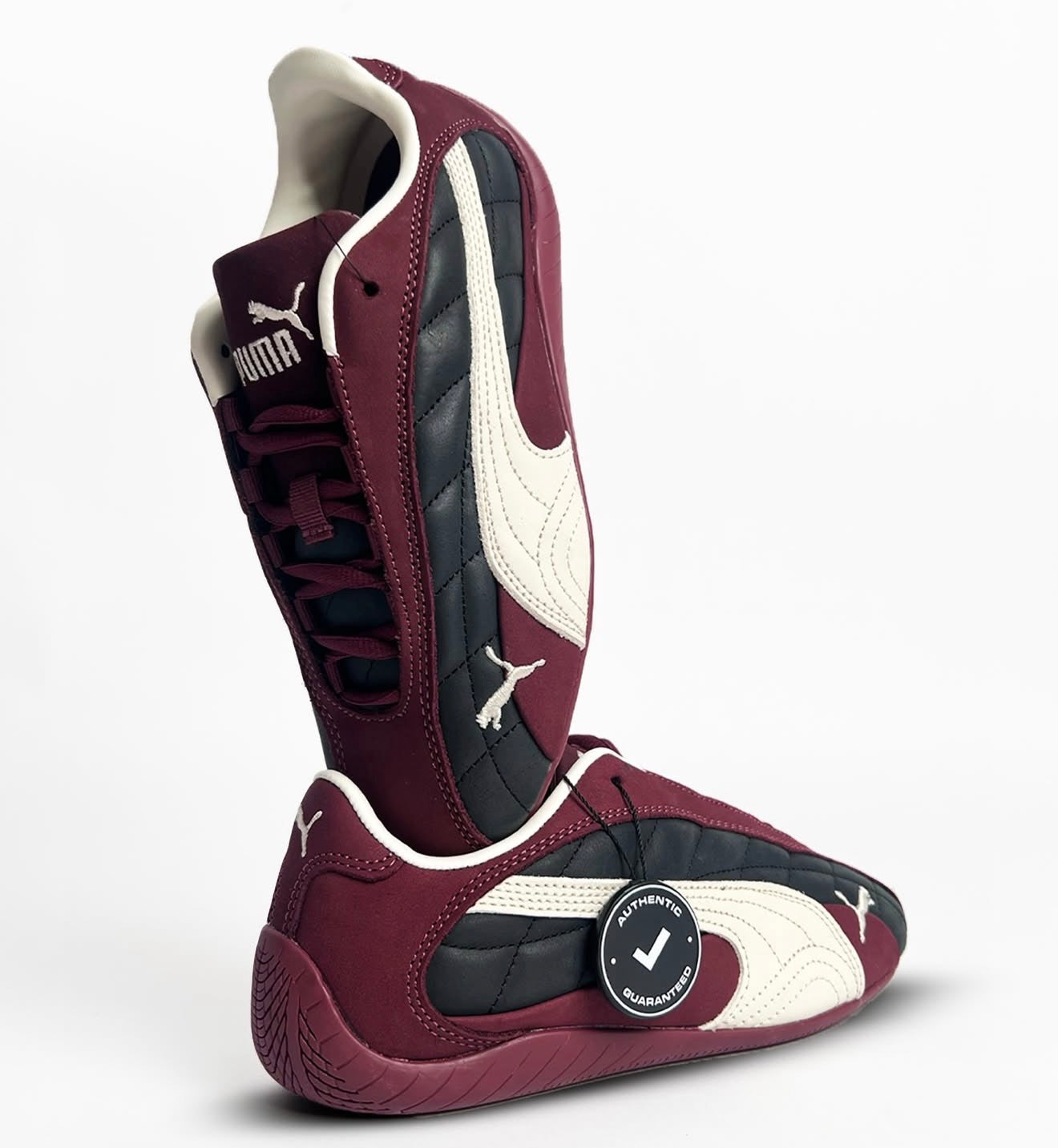 Speedcat Plus Quilted Ruby Shimmer White