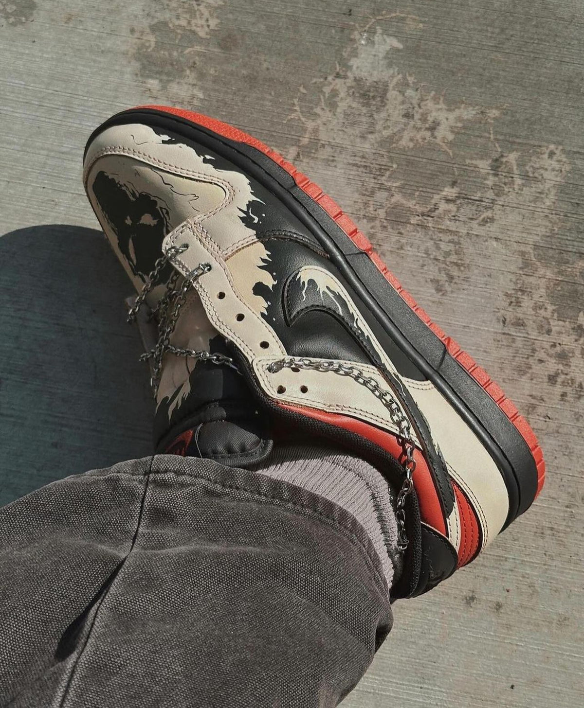 Ghost Rider Custom Dunks Open media 3 in modal