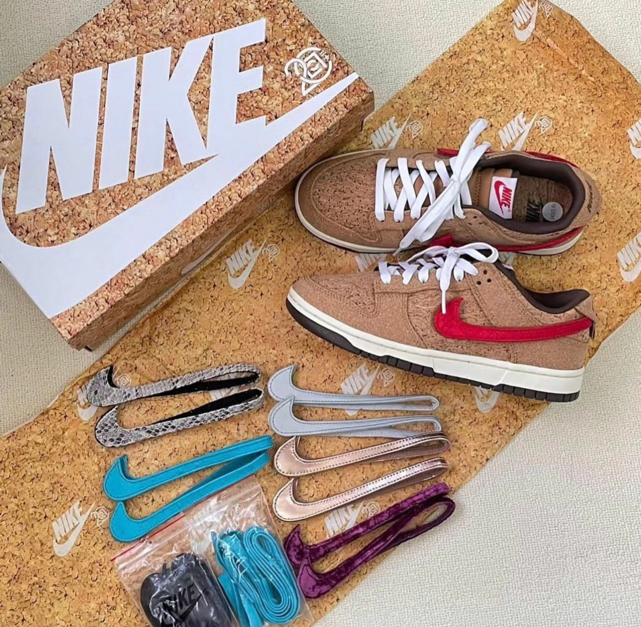 CLOT x Dunk Low SP "Cork"