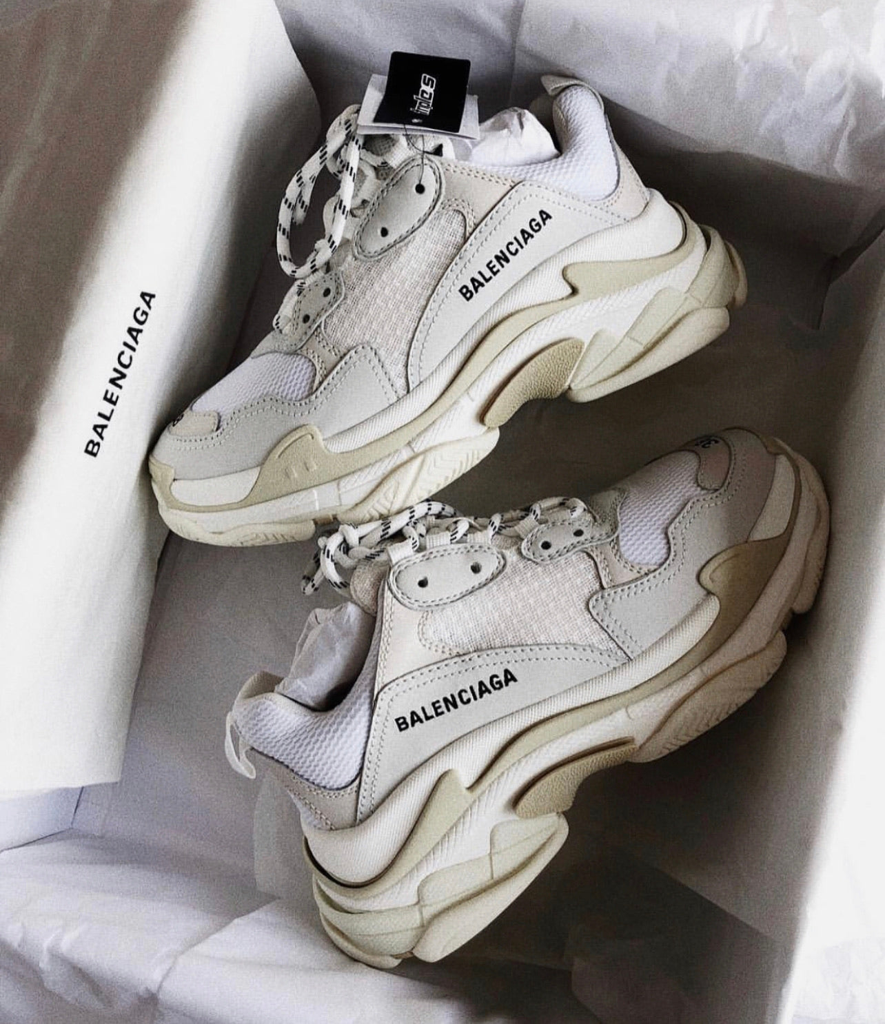 BalenciagaTriple S “White”