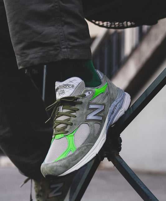 New Balance x Patta 990V3 “Olive - Bright Green”