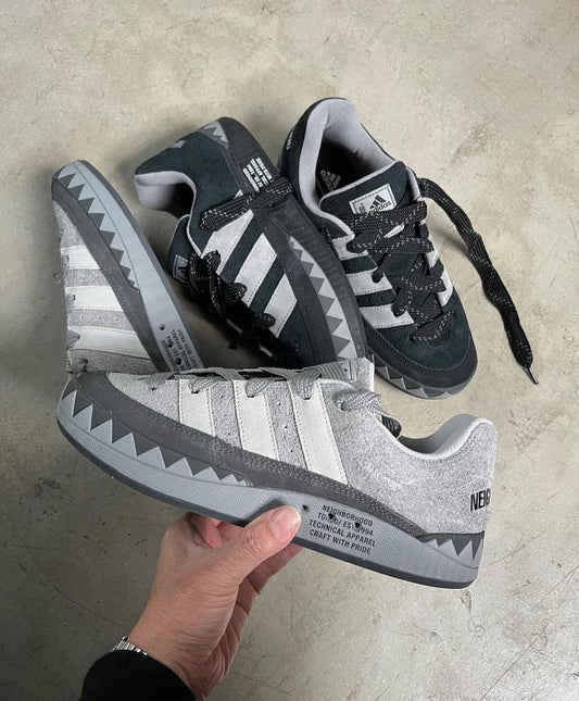 Neighborhood x Adimatic Trainers “ Grey “