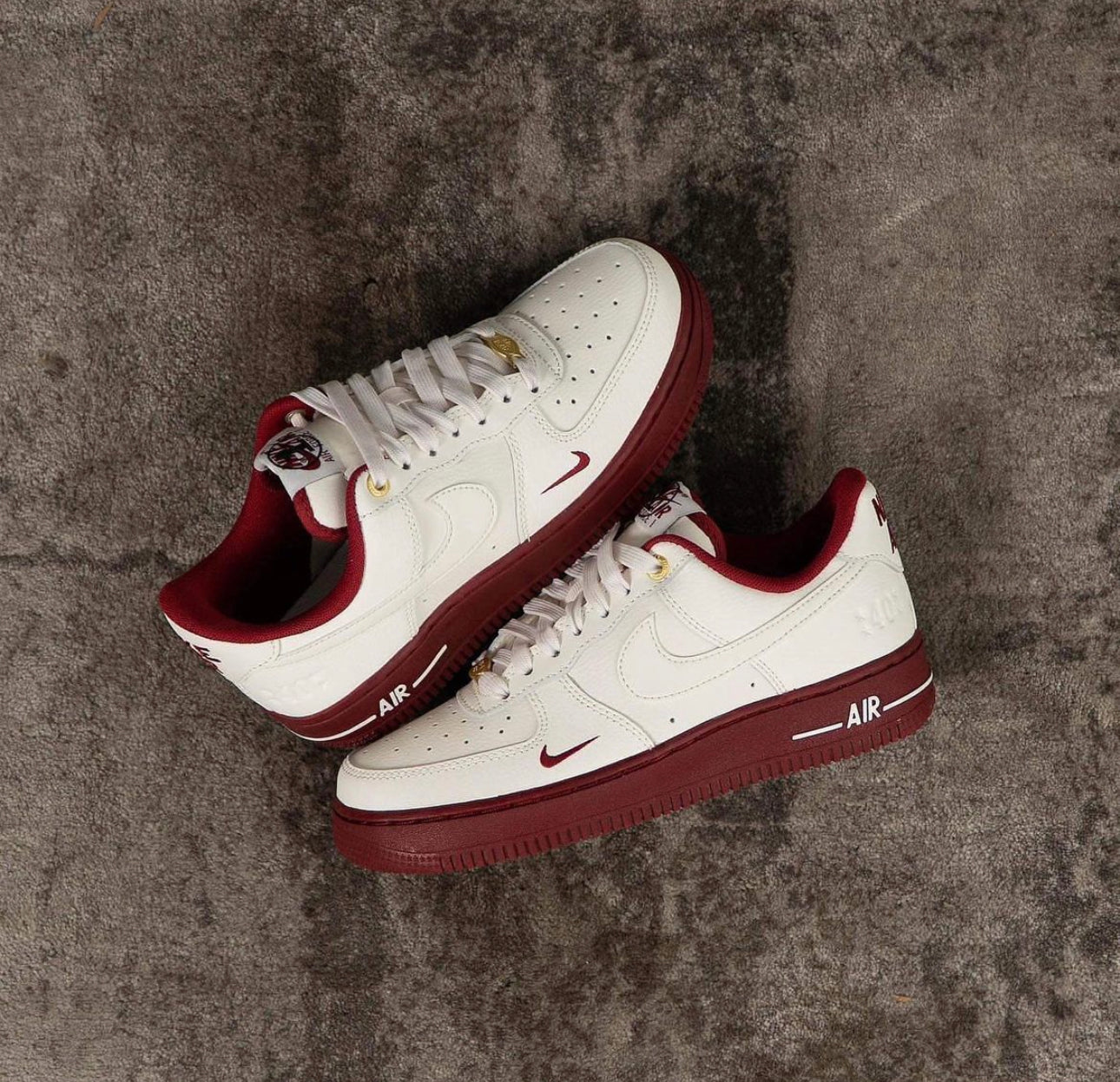 Airforce 1 Low 07 SE 40TH Anniversary “ Cream Burgundy “