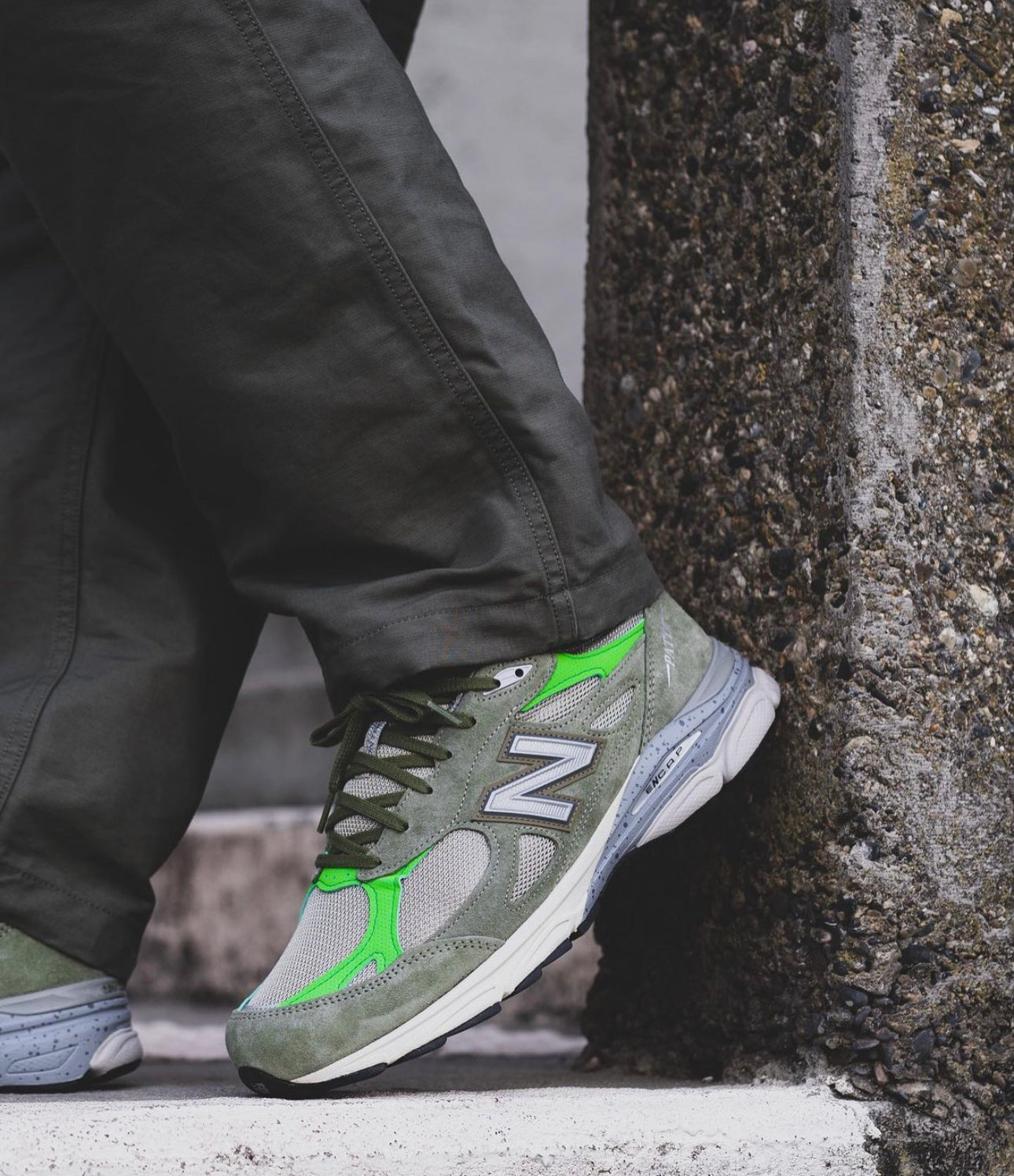 New Balance x Patta 990V3 “Olive - Bright Green”