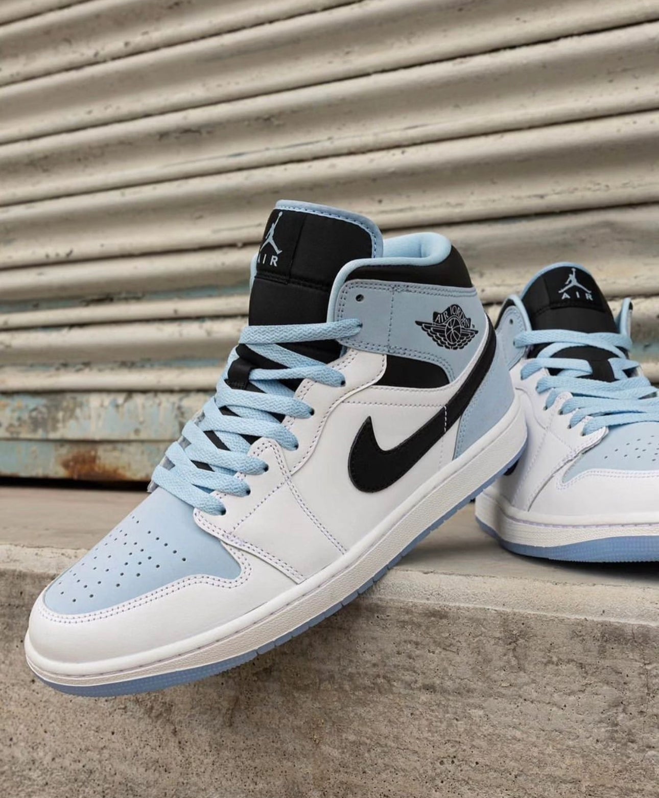 Air Jordan 1 Mid “ Ice Blue “