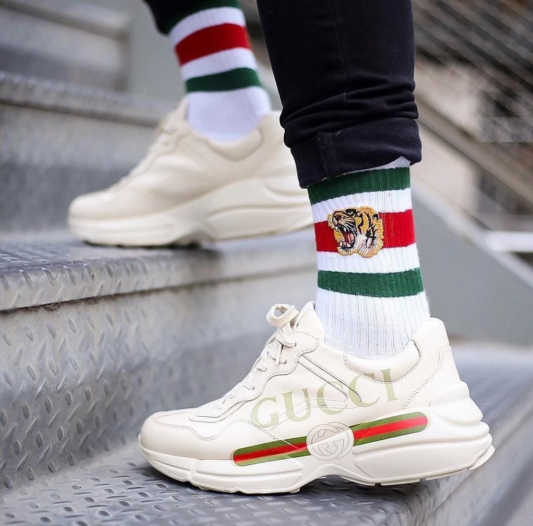 MensGucci Rhyton Sneakers “ Logo ”