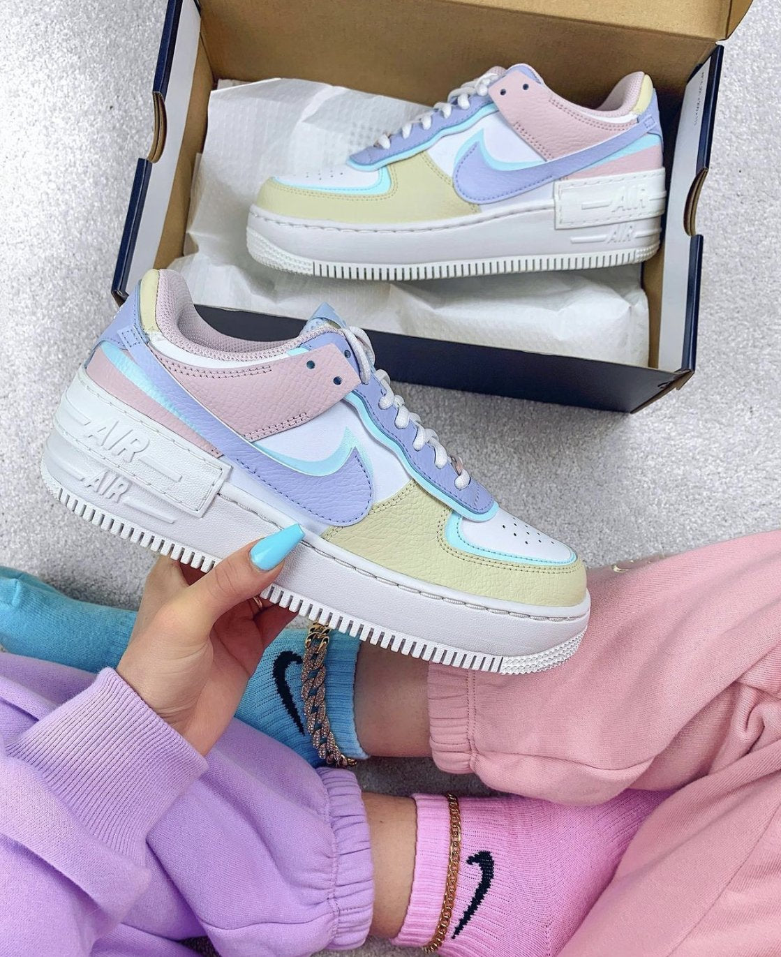 WMNs Airforce 1 Shadow SE “ Glacier Blue ”