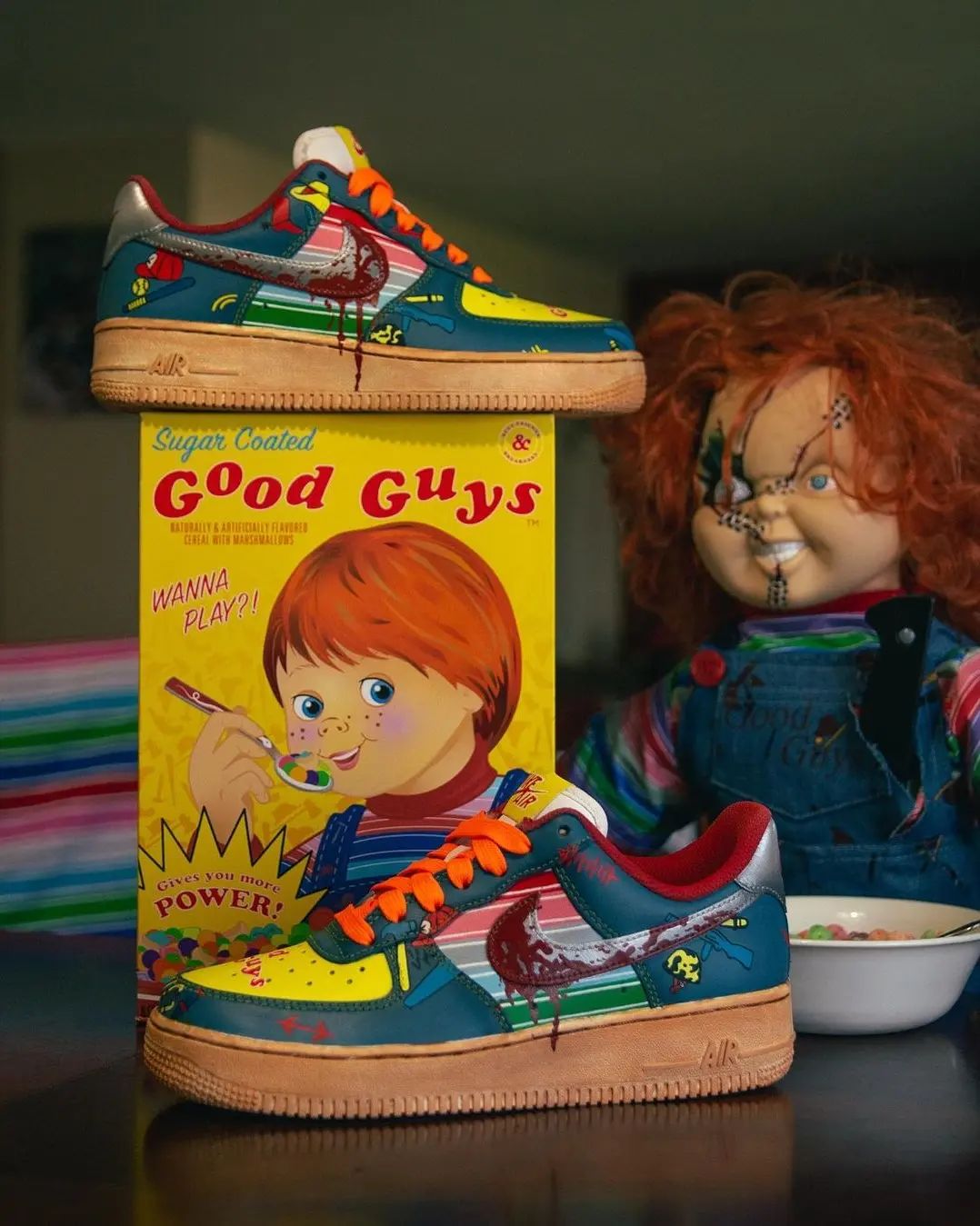 Airforce 1 Low “ Chucky Good Guys “