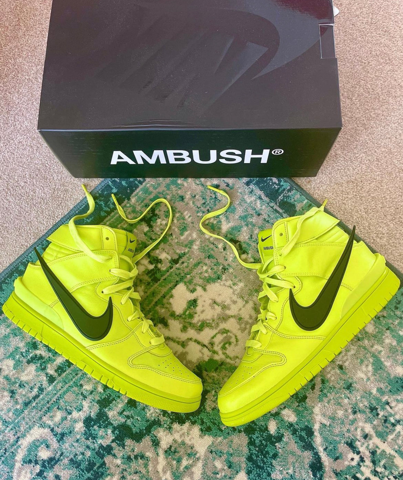 Ambush x Dunk High “ Flashlime “