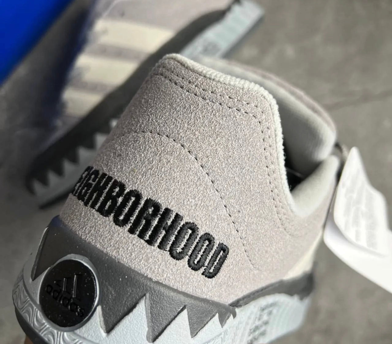 Neighborhood x Adimatic Trainers “ Grey “