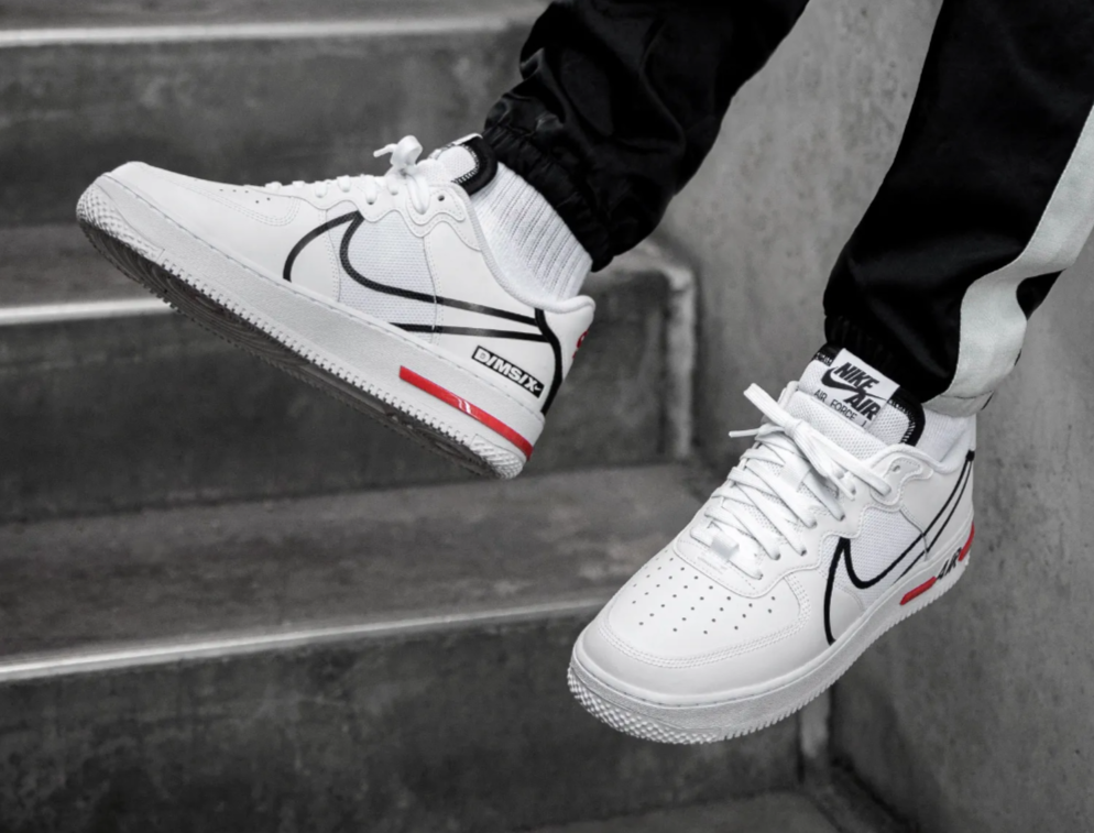 AirForce 1 React “White/Black”