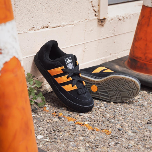 Jamal Smith x Adimatic Skate Sneakers “ Black Orange “