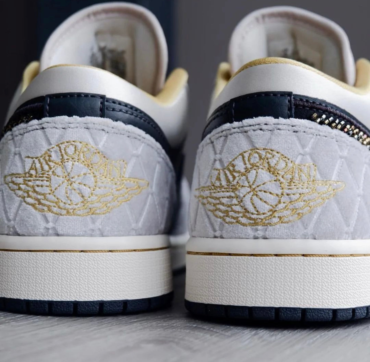 WMNs Air Jordan 1 Low “Iridescent Beaded Swoosh”