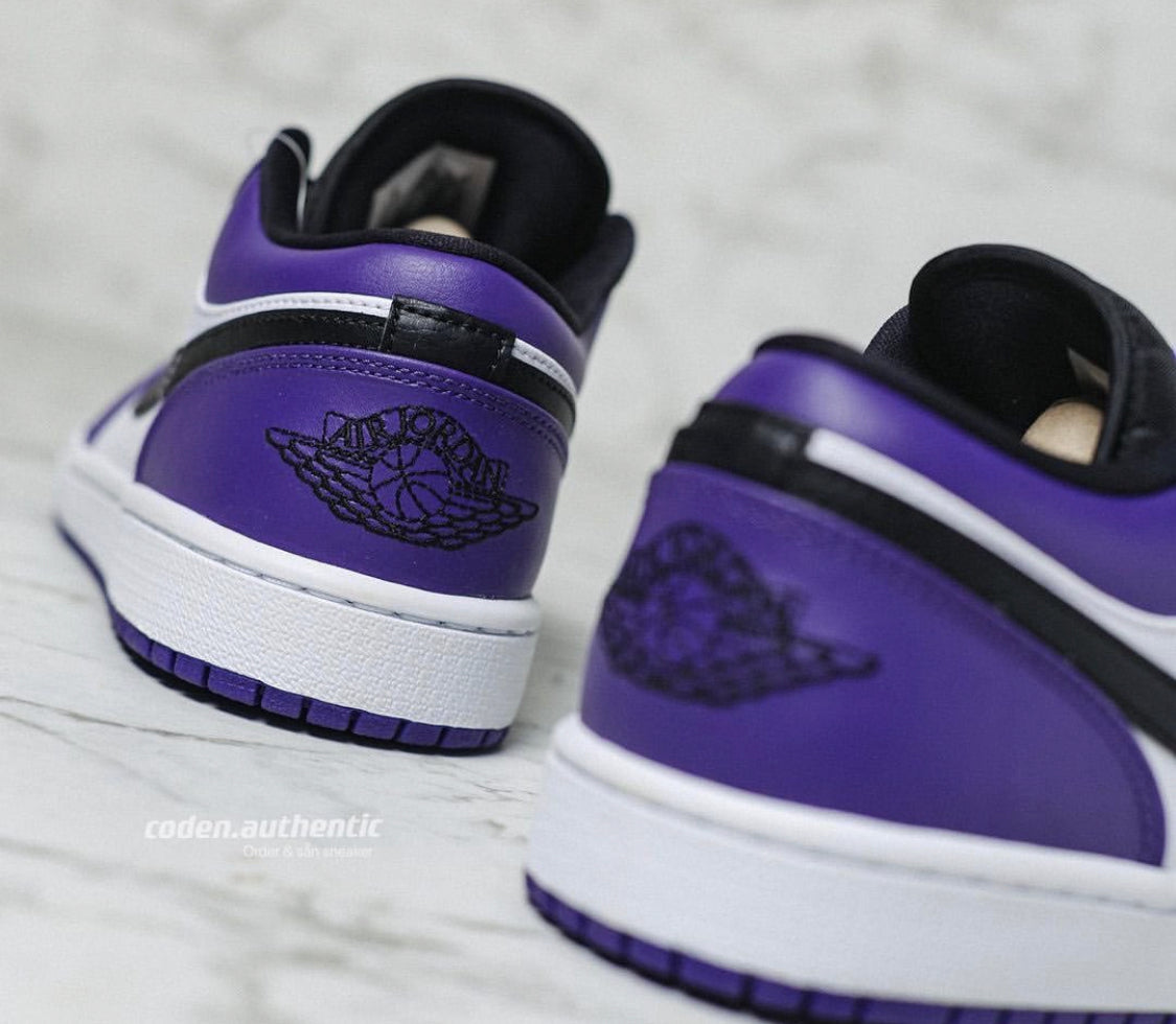 Air Jordan 1 Low “ Court Purple White “