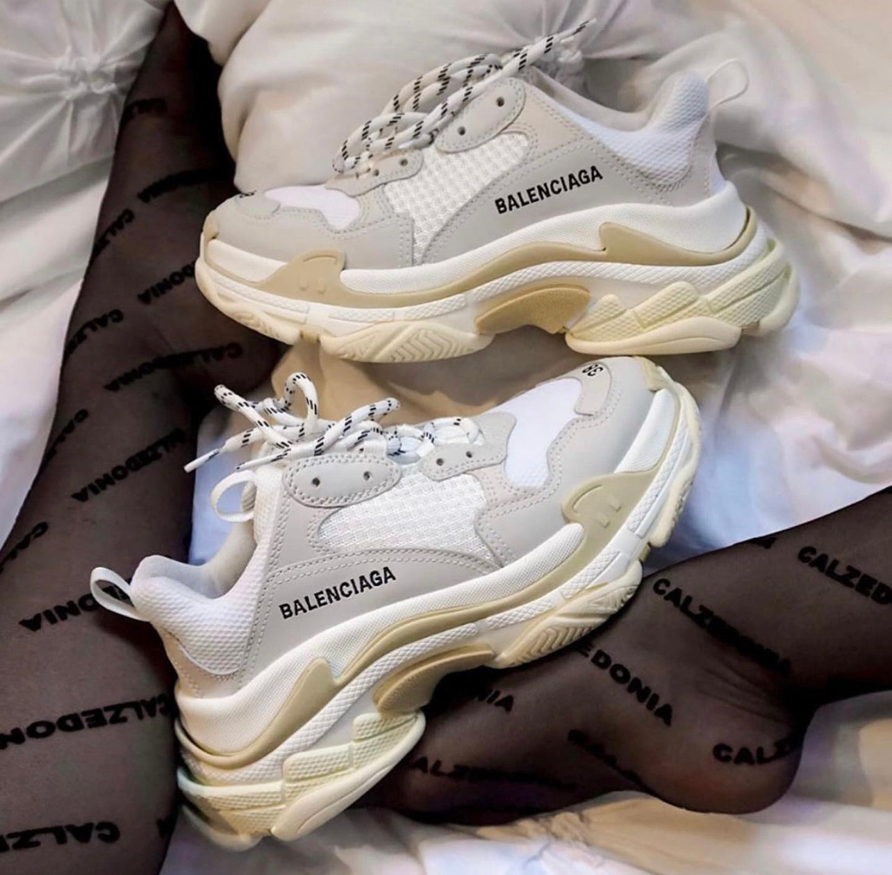 BalenciagaTriple S “White”