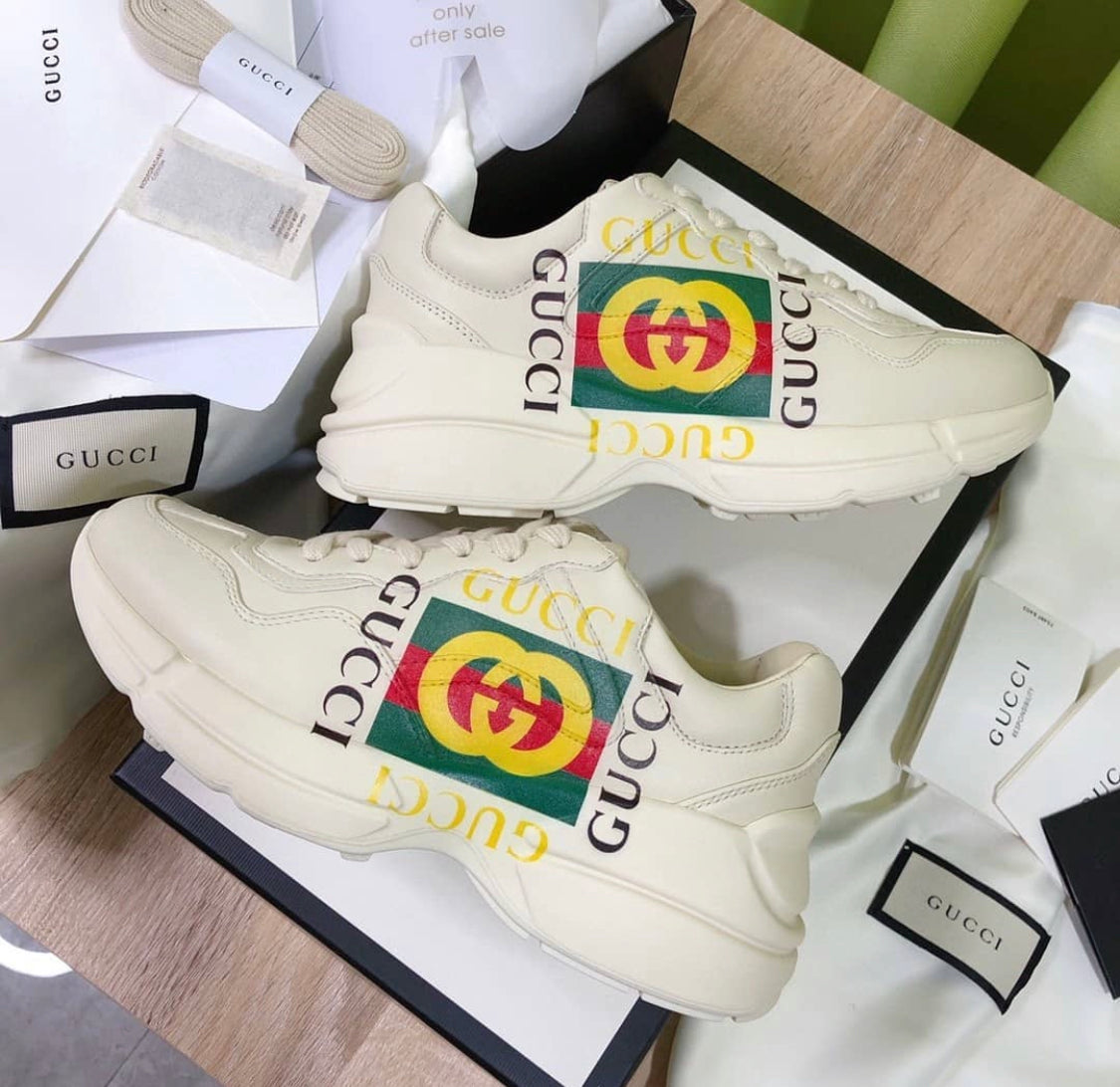 MensGucci Rhyton Sneakers “ Logo ”