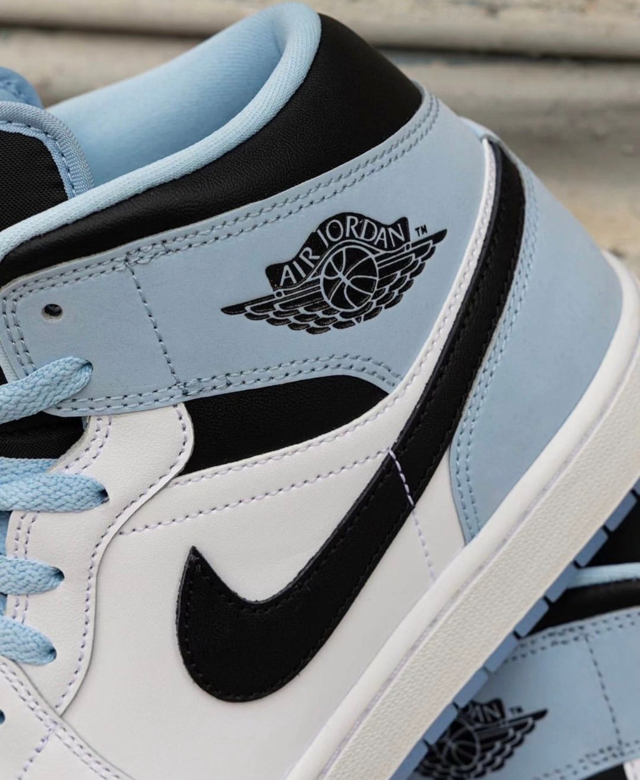 Air Jordan 1 Mid “ Ice Blue “