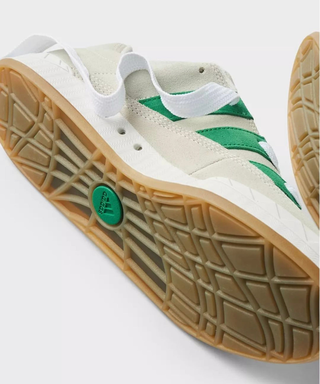 Bodega x Beams x Adimatic Trainers “ Off White Green “