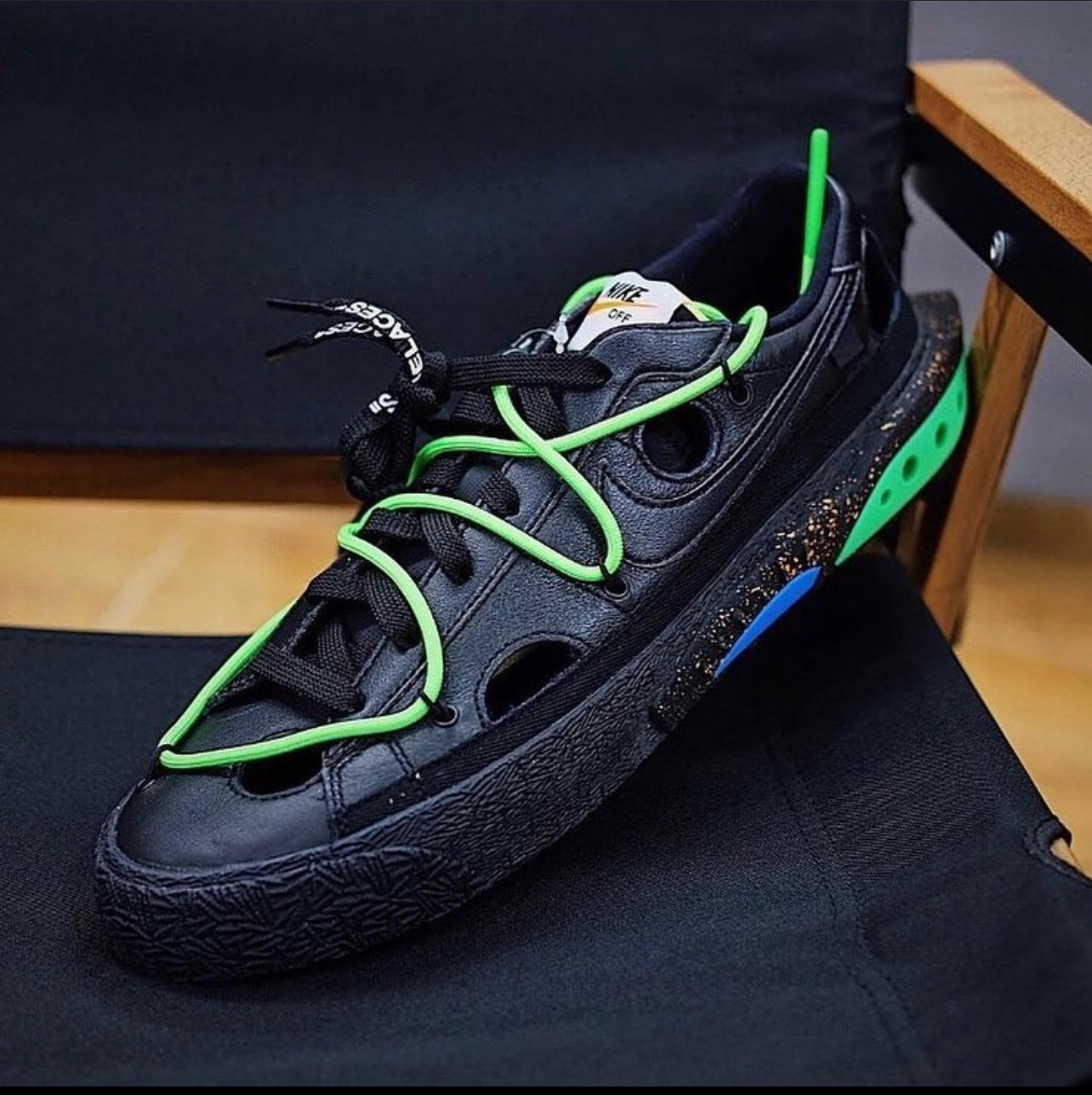 Off-White x Blazer Low “Black”