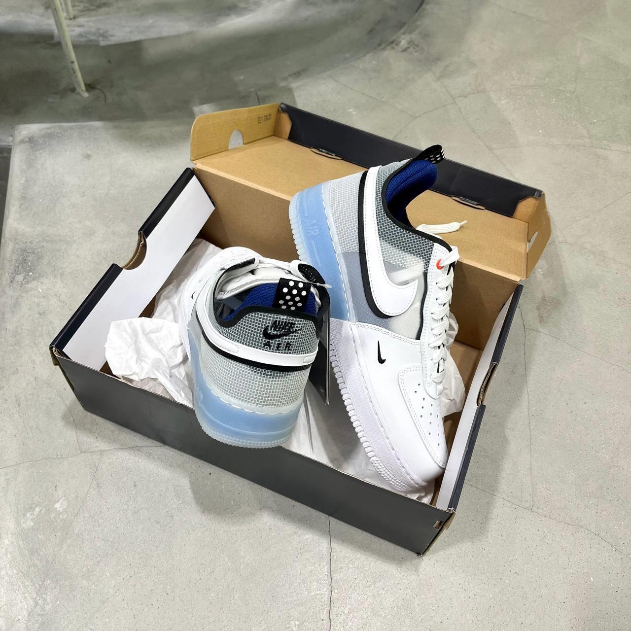 Airforce 1 React Split “ White Photo Blue “