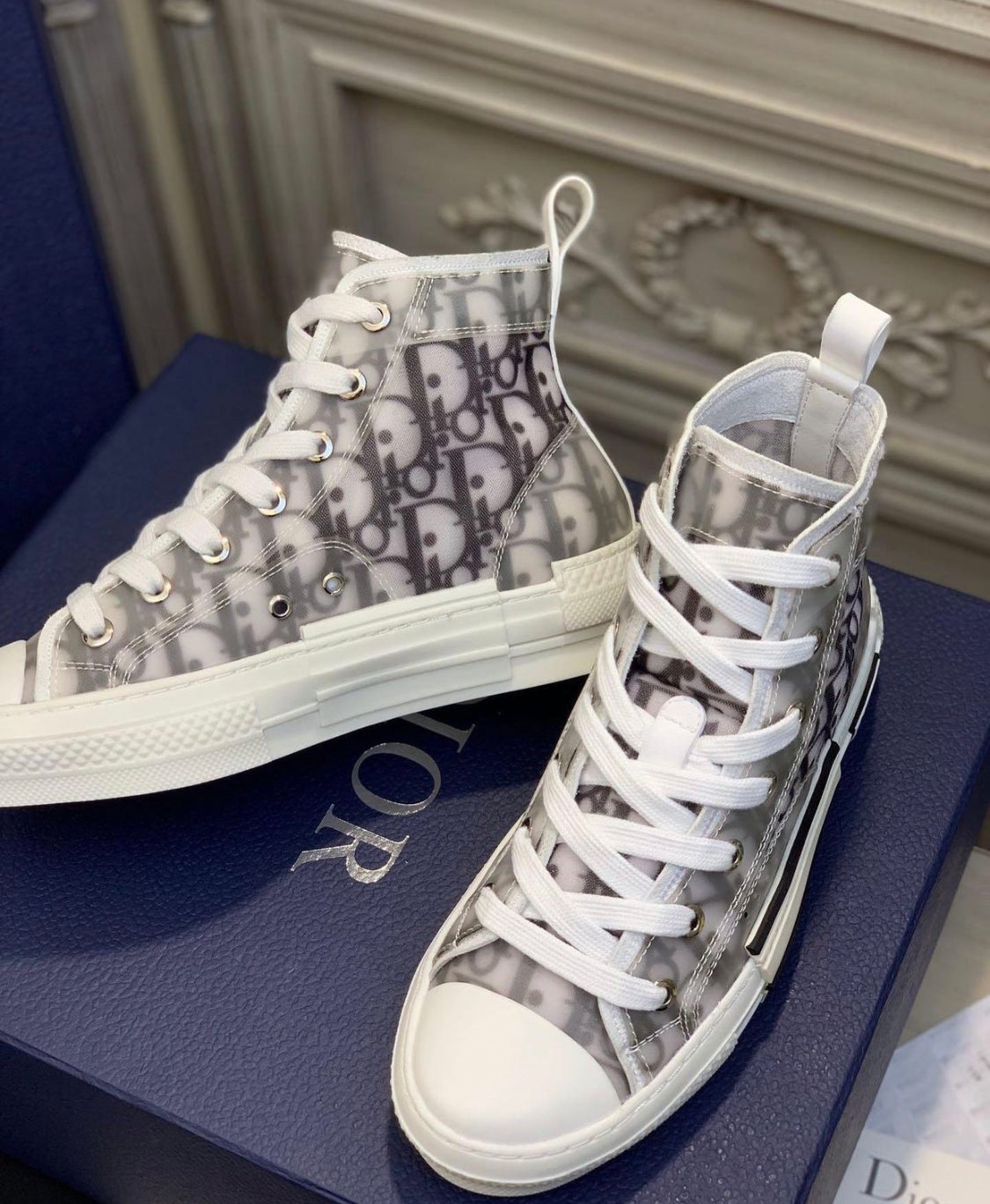 Dior B23 High - Top Sneaker “White / Black Oblique”