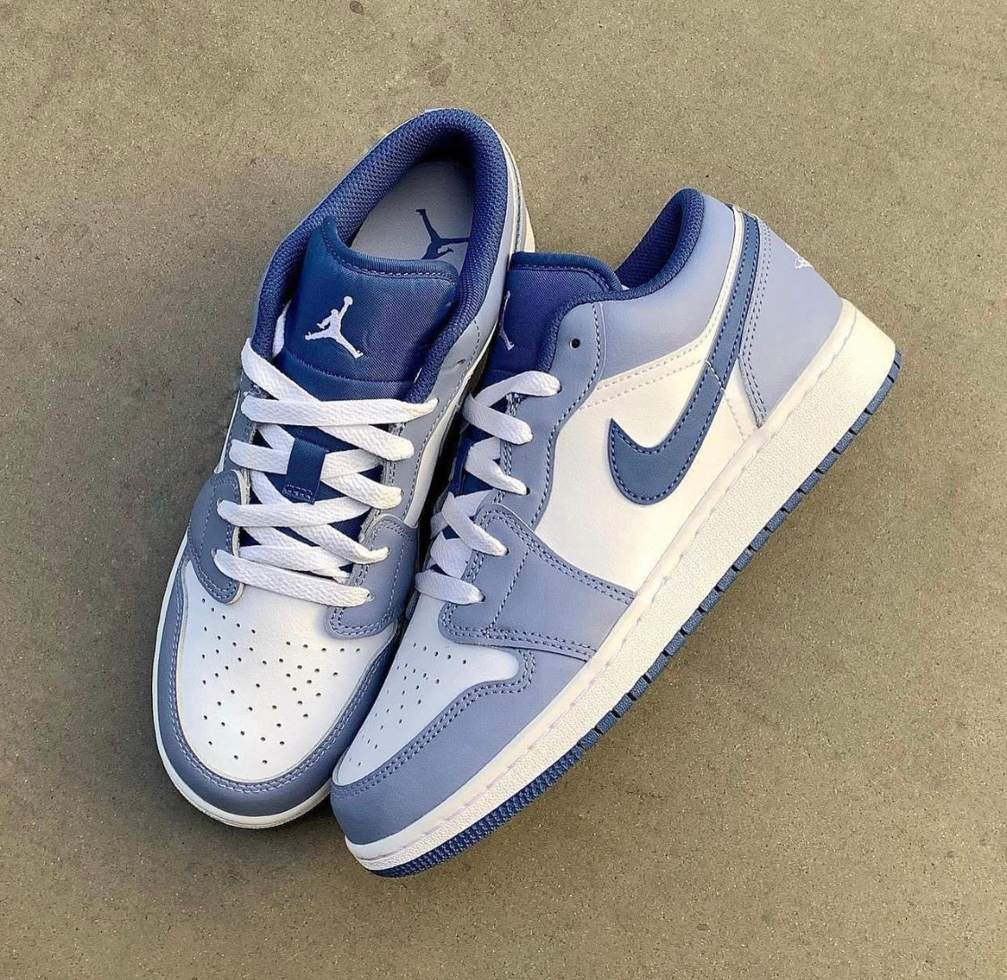 Air Jordan 1 Low “ Steel Blue “