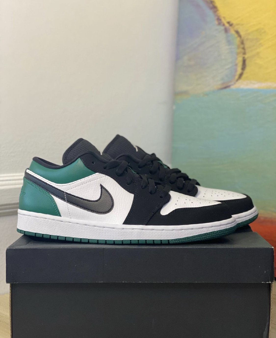 AJ 1 Low Mystic Green