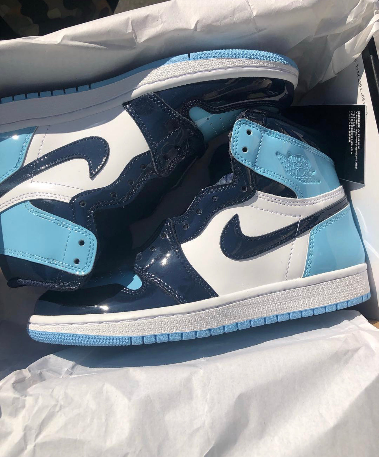 WMNS Air Jordan Retro 1 High “UNC Patent Leather”