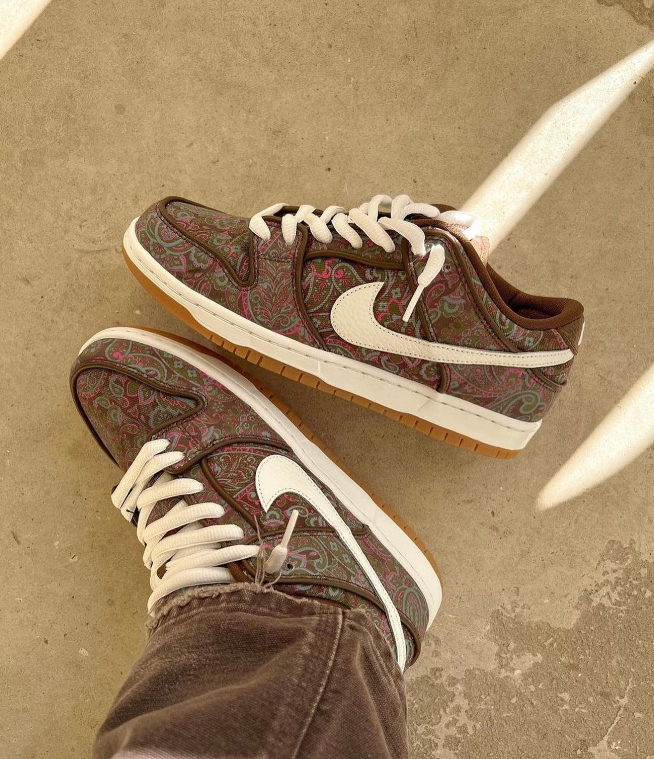 Dunk Low “ Brown Paisley “