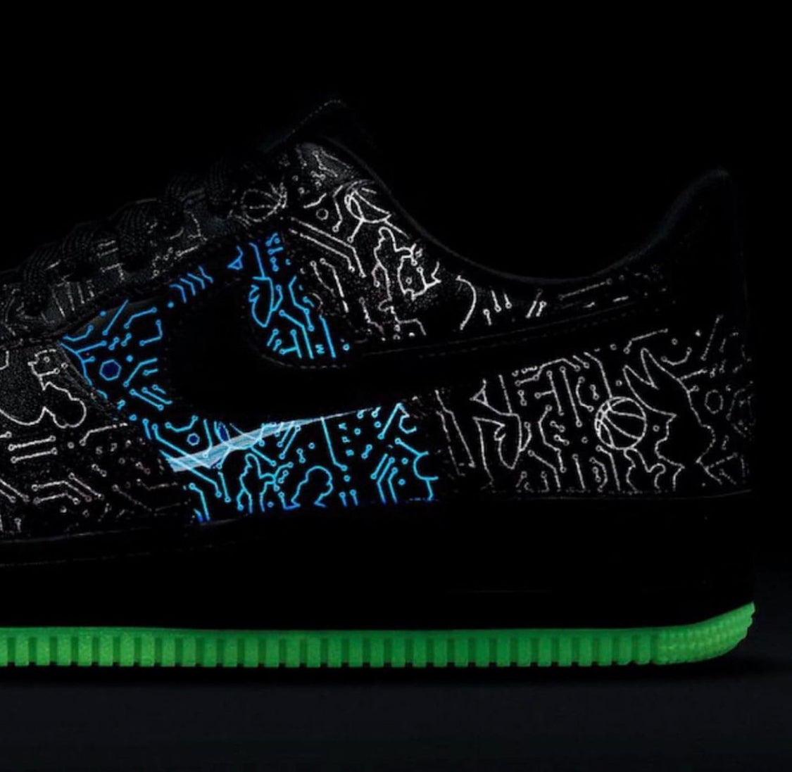 Airforce Af1 x Space Jam “ Computer Chip “